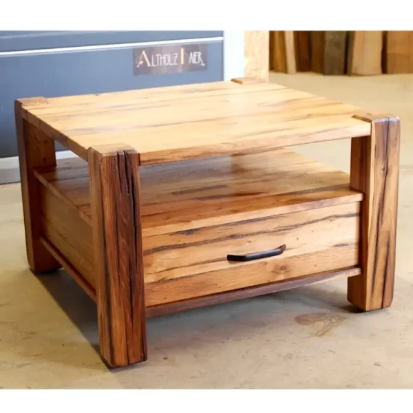 Couchtisch Altholz Eiche Quadrat