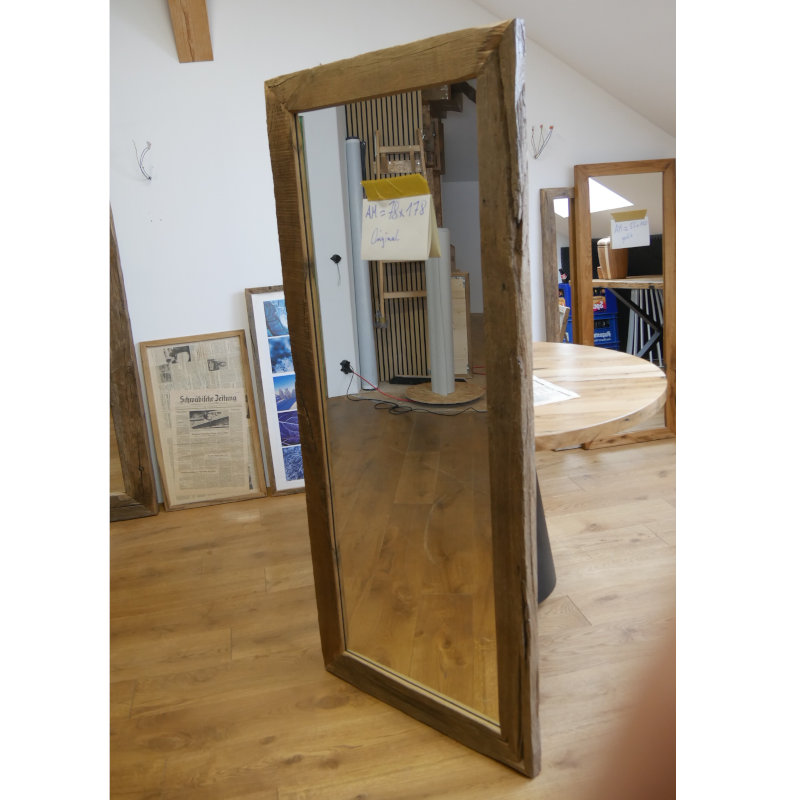 Altholz Eiche Spiegel 78x178 cm – Bild 3