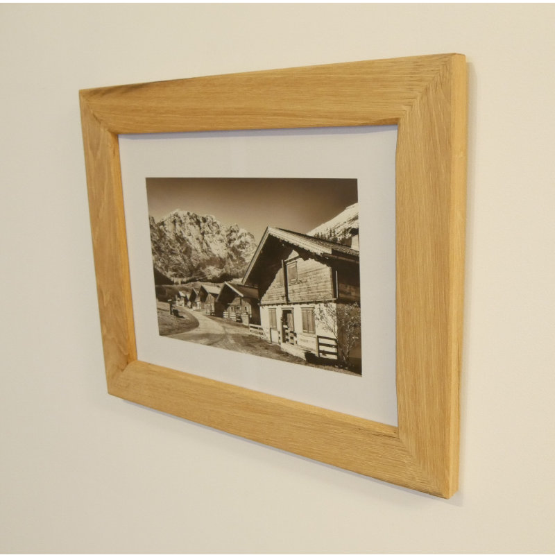 Bilderrahmen Eiche Massiv Hell 30x40 cm – Bild 4